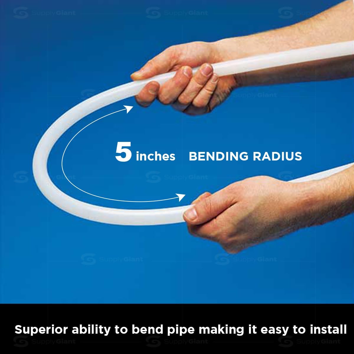 1" x 500' PEX-A Potable Water - 500' Coil - White