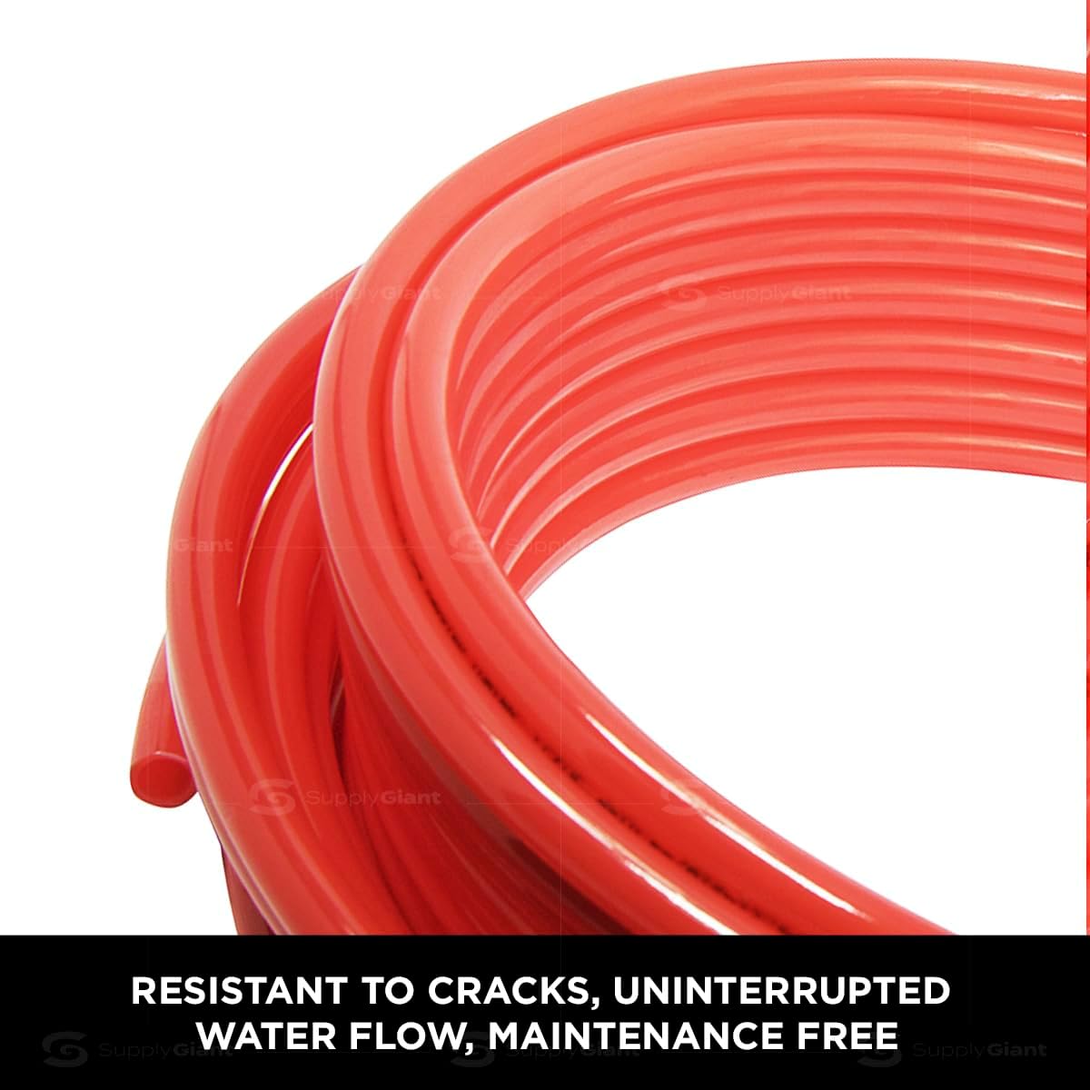 1/2 x 100' PEX-A Potable Water - 100' Coil - Red - Fittings N' Valves