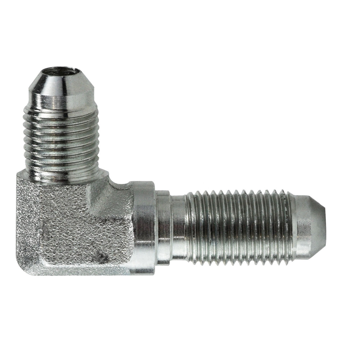 90-deg Bulkhead Union Elbow, 1-1/4-in Male JIC x 1-1/4-in Male JIC, Steel