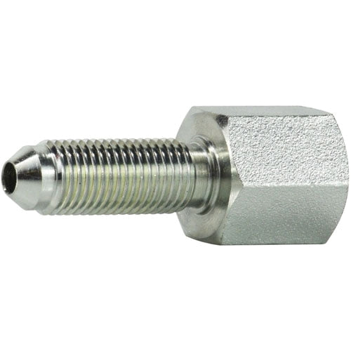 Bulkhead Adapter, 2-in Male JIC x 2-in Female NPTF, Steel