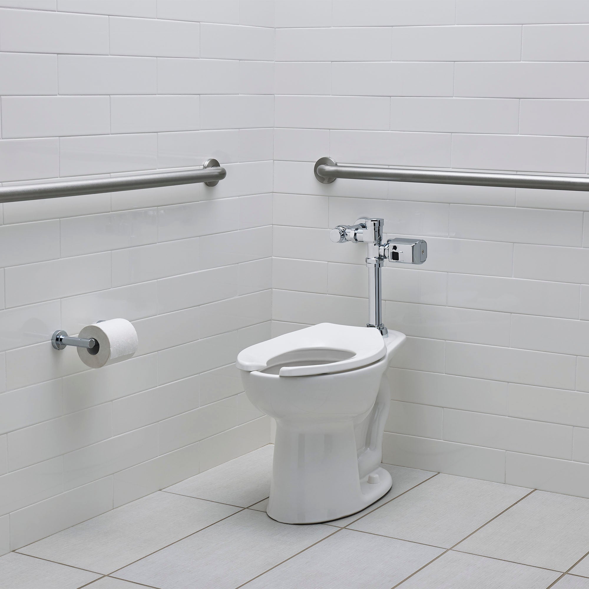 American Standard Heavy-Duty Commercial Elongated Open Front Toilet Seat - Fittings N' Valves