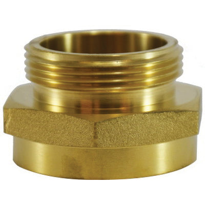 2 NPT X 2 1/2 NST BRASS ADAPTER