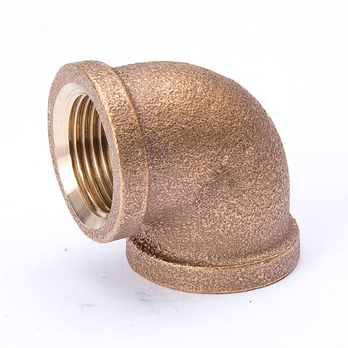 1-1/4-in FIP Red Brass 90° Elbow - Fittings N' Valves