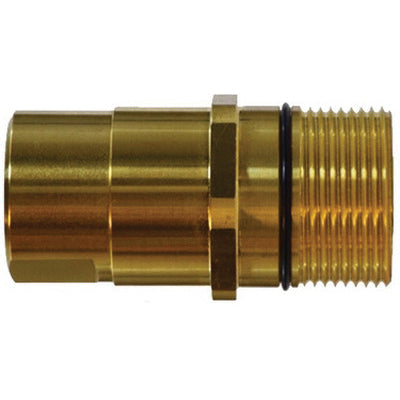 Quick Disconnect Drybreak Coupler with Wing Nut, 1-1/2 in 1-1/2 in FNPT, Brass