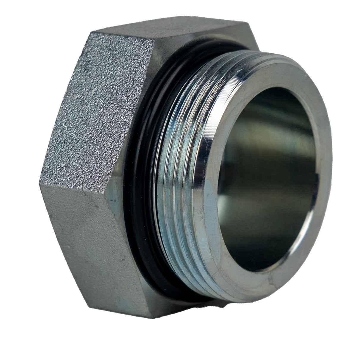 External Hex Plug, 5/16-in Male O-Ring Boss, Steel