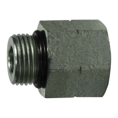 Reducer/Expander, 1-1/2-in Male O-Ring Boss x 1-1/4-in Female O-Ring Boss, Steel