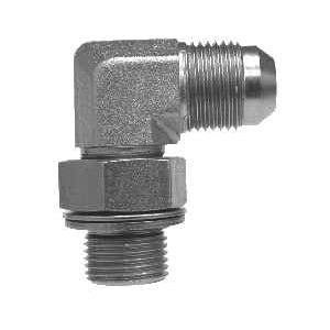90-deg Elbow, 1/2-in Male JIC x M22 Male Adjustable O-Ring Boss, Steel