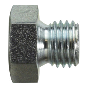 Metric Hex Head Plug, M33 Male Metric, Steel
