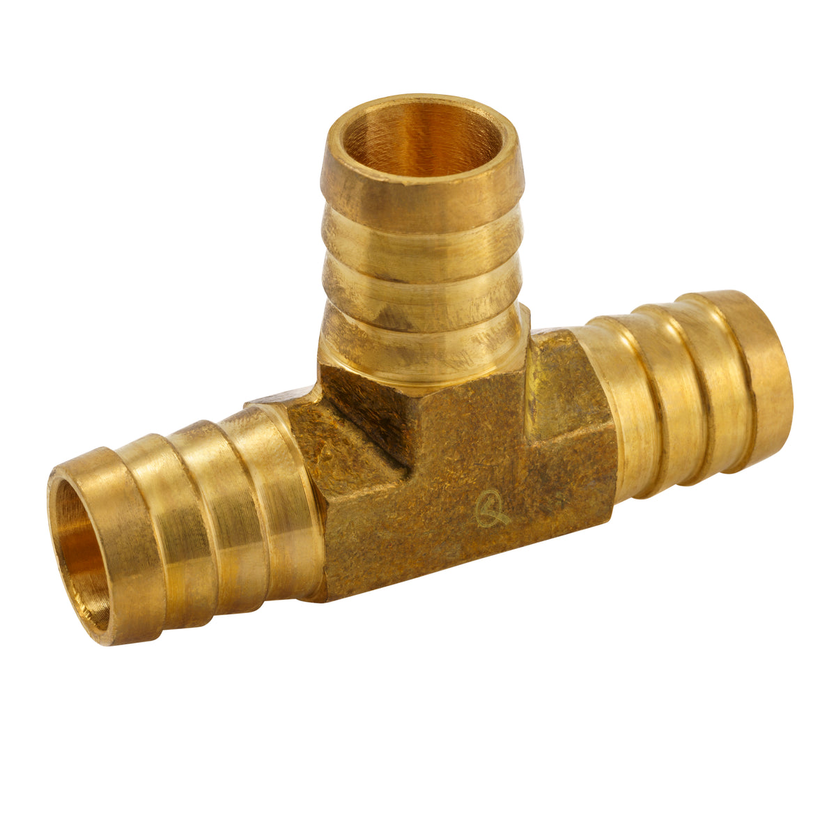 Brass 3/4-in BARB x 3/4-in BARB x 3/4-in BARB Tee - Fittings N' Valves