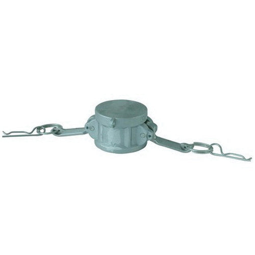 4" DUST CAP ALUM WITH SS HANDLES