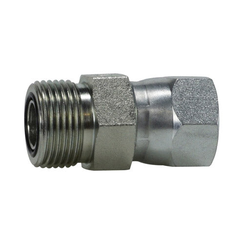 Swivel Connector, 1/4 in FJIC x 1/4 in Male ORFS, Steel