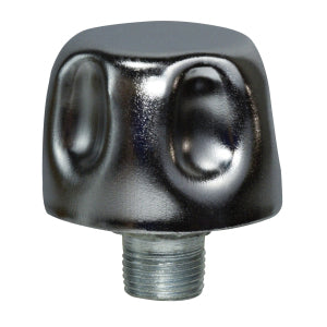 Screw-On Air Breather, 3/4 in Nominal, MPT, Steel, Chrome-Plated