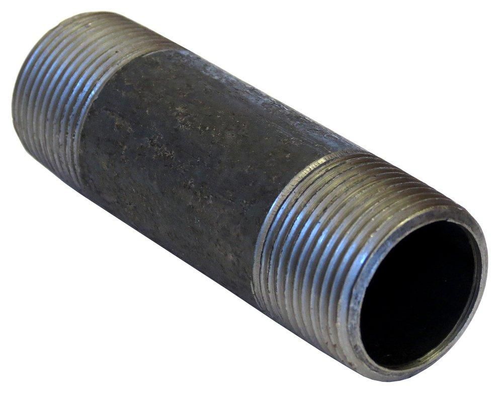 2" x 6" Black Right & Left Nipple - Fittings N' Valves