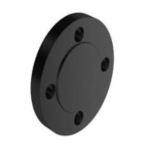 2-1/2" Black Blind Flange Raise Face 150# - Fittings N' Valves