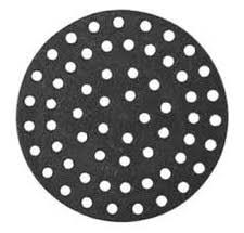 9-1/2" Cast Iron Drain Cover, 1/4 Thick