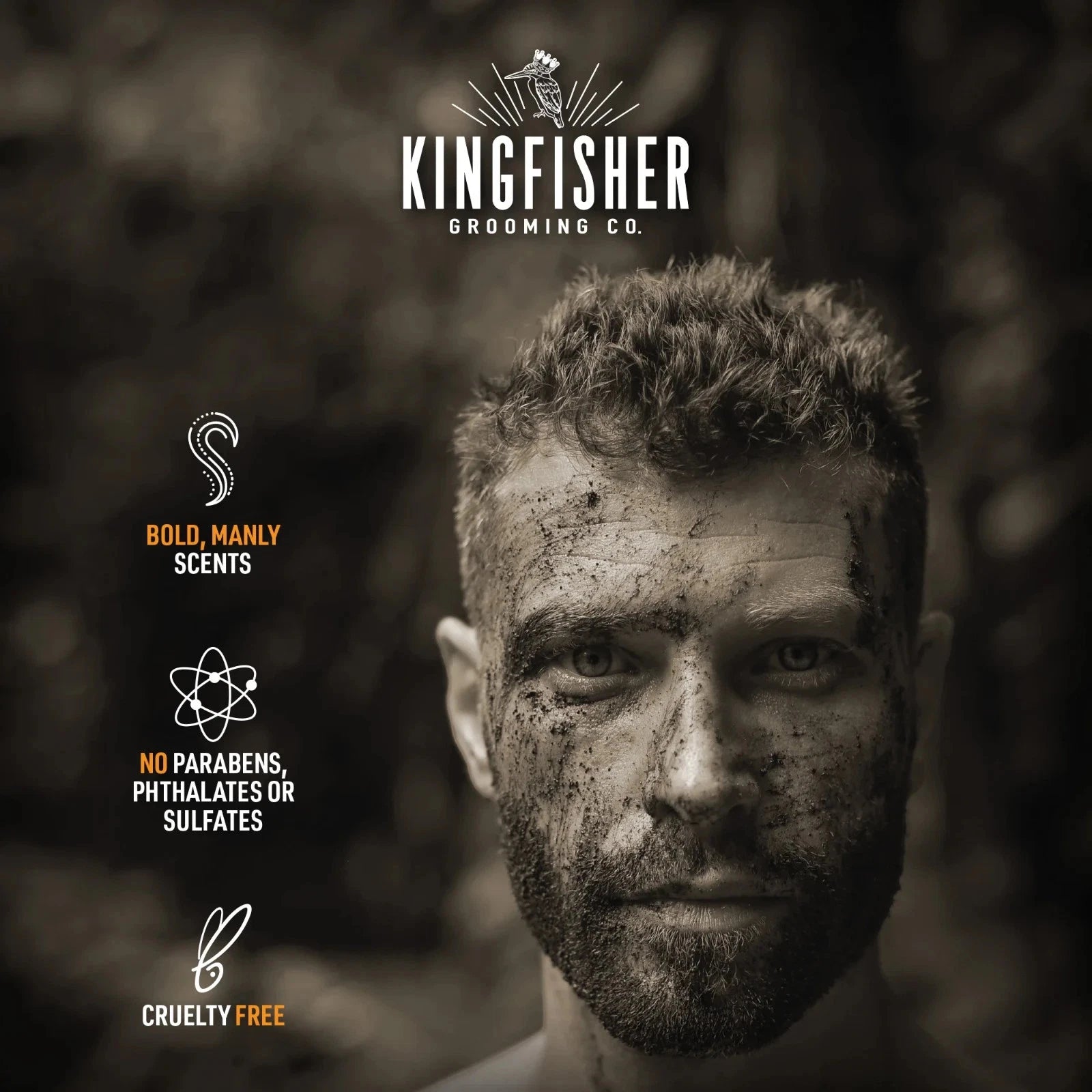 (3 pack) Kingfisher Co. Men's Moisturizing Bar Soap, Bourbon and Maple, 10 oz - Fittings N' Valves