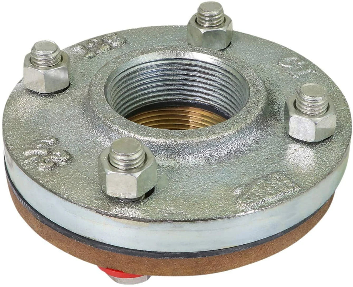 2-1/2" Flanged Dielectric Union Lead Free Pipe Fitting - Female X Female