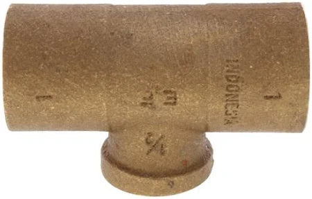 1" x 1" x 1/2" C x C x F Cast Brass (Lead Free)