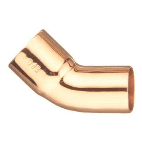 3/8" FTG x Copper 45° Street Elbow - Fittings N' Valves