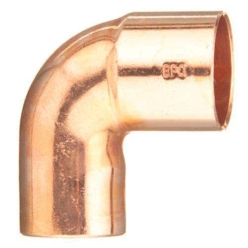 1/8" FTG x C 90° Copper Street Elbow - Fittings N' Valves