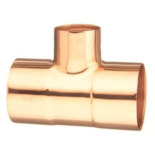 3" x 1-1/2" x 2" C x C x C Copper Tee - Fittings N' Valves