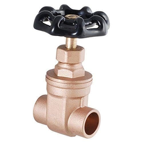 2" Sweat Brass Gate Valve (Lead Free) - Fittings N' Valves