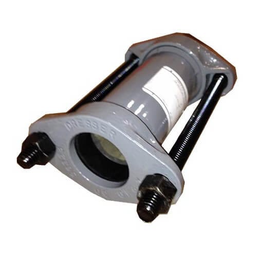 1-1/4" IPS Style 38 Water Service Dresser Coupling for Steel Pipe (Plain) - Fittings N' Valves