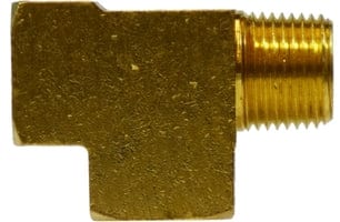 1/4" FIP X MIP X FIP BRASS STREET TEE - Fittings N' Valves