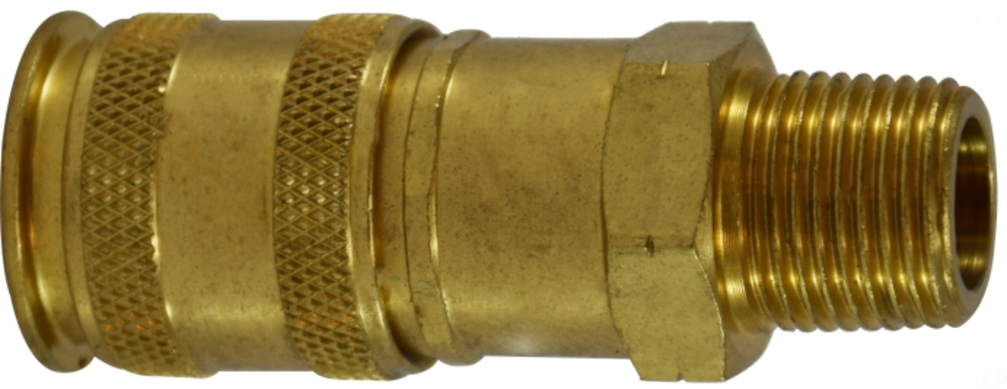 3/8 NPTF MALE UNIV. BRASS COUPLR - Fittings N' Valves