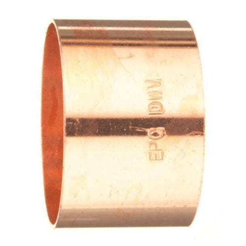 1-1/2" DWV C x C Copper Coupling Without Stop