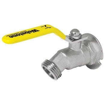 1/2" FIP Flange x Hose Chrome Plated Brass Hose Bibb