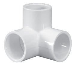 1/2" Side Outlet PVC Schedule 40 90° Elbow - Fittings N' Valves