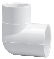 2" x 1-1/2" PVC Schedule 40 Elbow W/2" SP - Fittings N' Valves