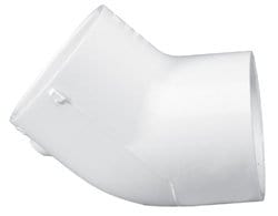3" PVC Schedule 40 45° Elbow SLIP x SLIP - Fittings N' Valves