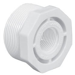 2" X 1-1/2" PVC Schedule 40 Bushing MPT x FPT