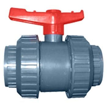 1-1/4" True Union PVC Ball Valve - Fittings N' Valves