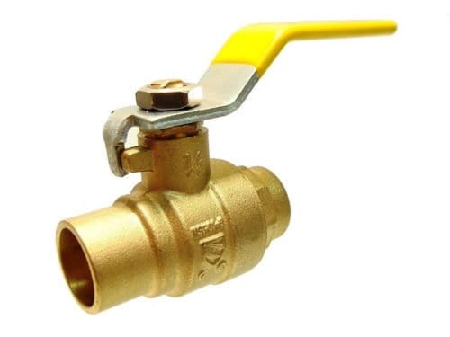 3/4" Sweat Full Port Ball Value, Lead Free - Fittings N' Valves