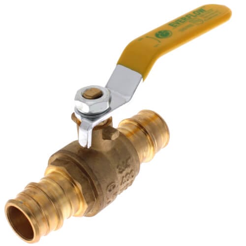 1/2" Expansion PEX Brass Ball Valve F1960 (Lead Free) - Fittings N' Valves
