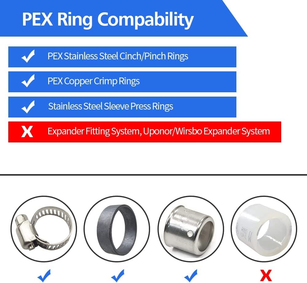 3/4" PEX Brass Tee (Lead Tee) - Fittings N' Valves