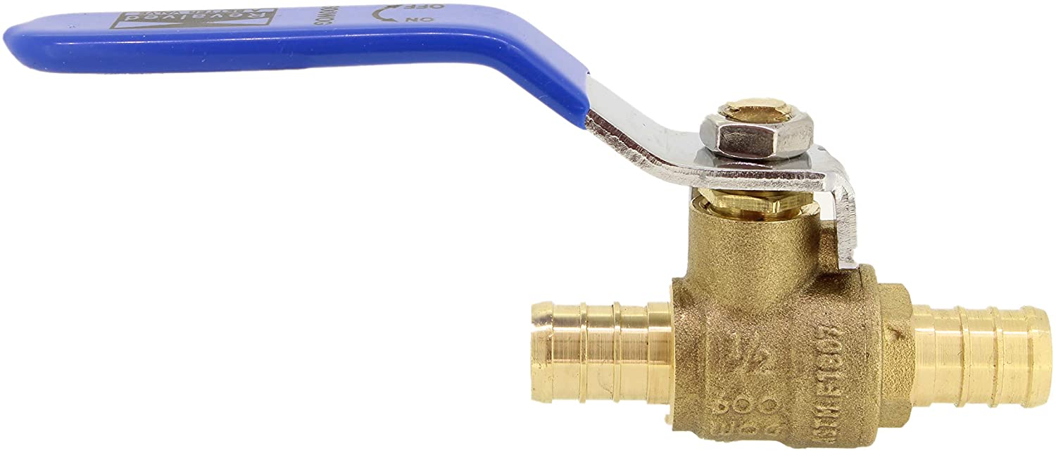REVALVED PEX Full Port 1/2" Brass Ball Valve – Lead-Free - Fittings N' Valves