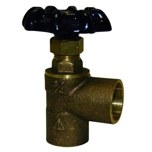 3/4" Angle Sweat Globe Valve (Lead Free)