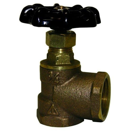 1/2" Angle IPS Threaded Globe Valve (Lead Free) - Fittings N' Valves