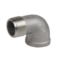 3" 150# 304 Stainless Steel Cast Threaded Street 90 Elbow Heavy
