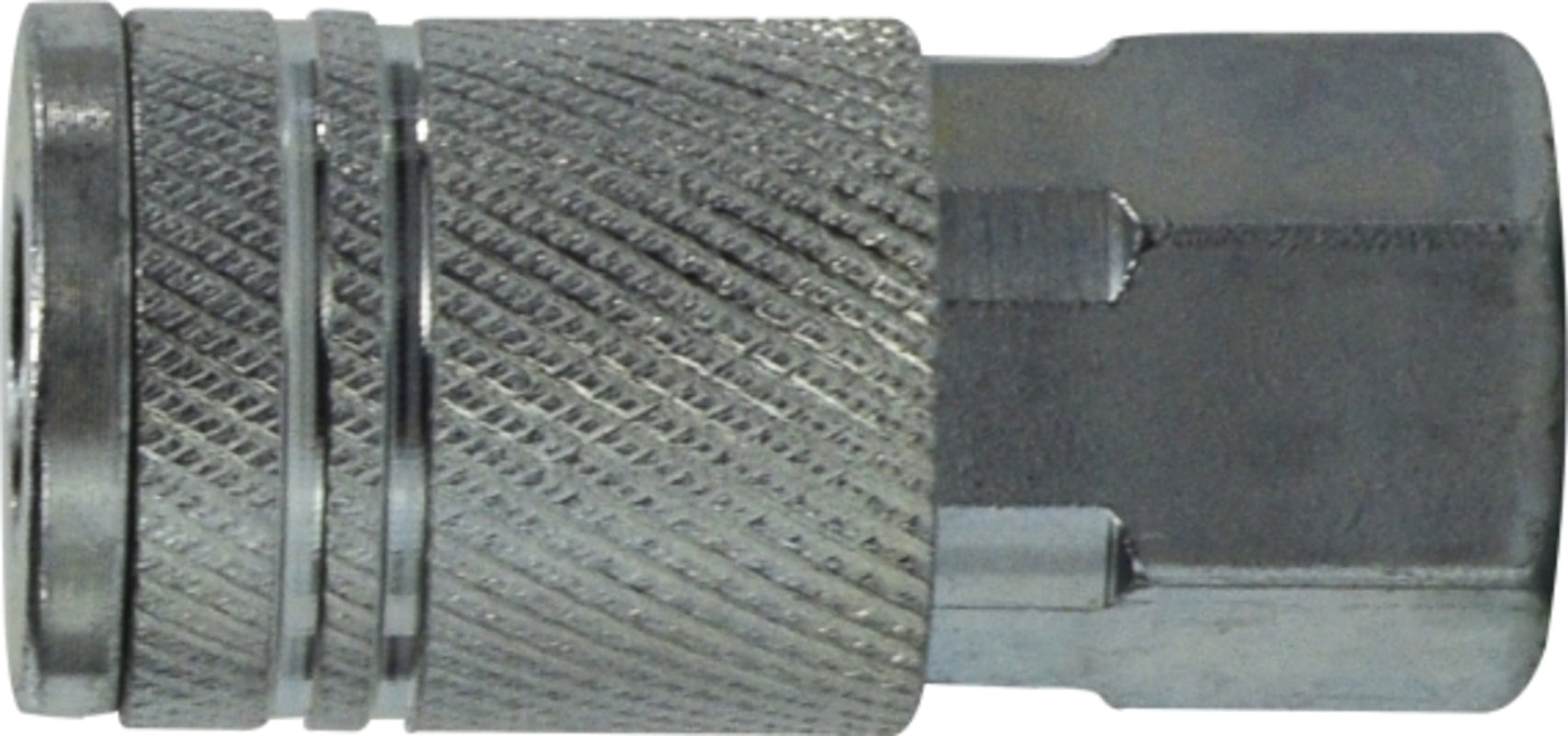 3/8 FIP IND INTER. STEEL COUPLER - Fittings N' Valves