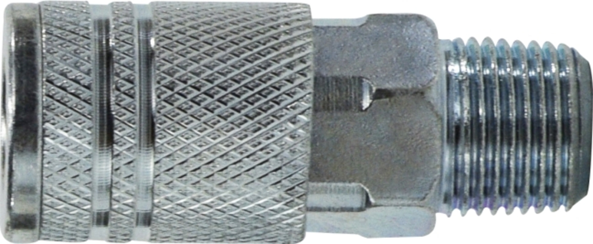 1/4 MIP IND INTER. STEEL COUPLER - Fittings N' Valves