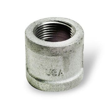 1/2" Galvanized Malleable Iron Pipe Fitting Coupling - Fittings N' Valves