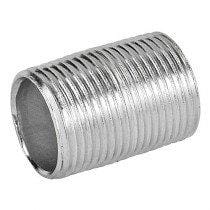 2-1/2" x 4" Galvanized Steel Nipple - Fittings N' Valves