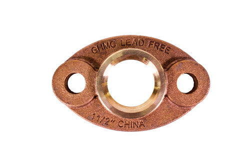 1-1/2" Lead Free Brass Flange Kit - Fittings N' Valves