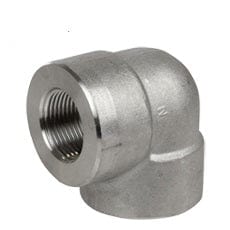 3/4" 3000# Forged Steel 304/L Threaded 90 Elbow - Fittings N' Valves