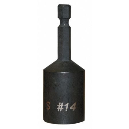 Nutsetter, 5/8" Hex, 2-3/8" L, Steel